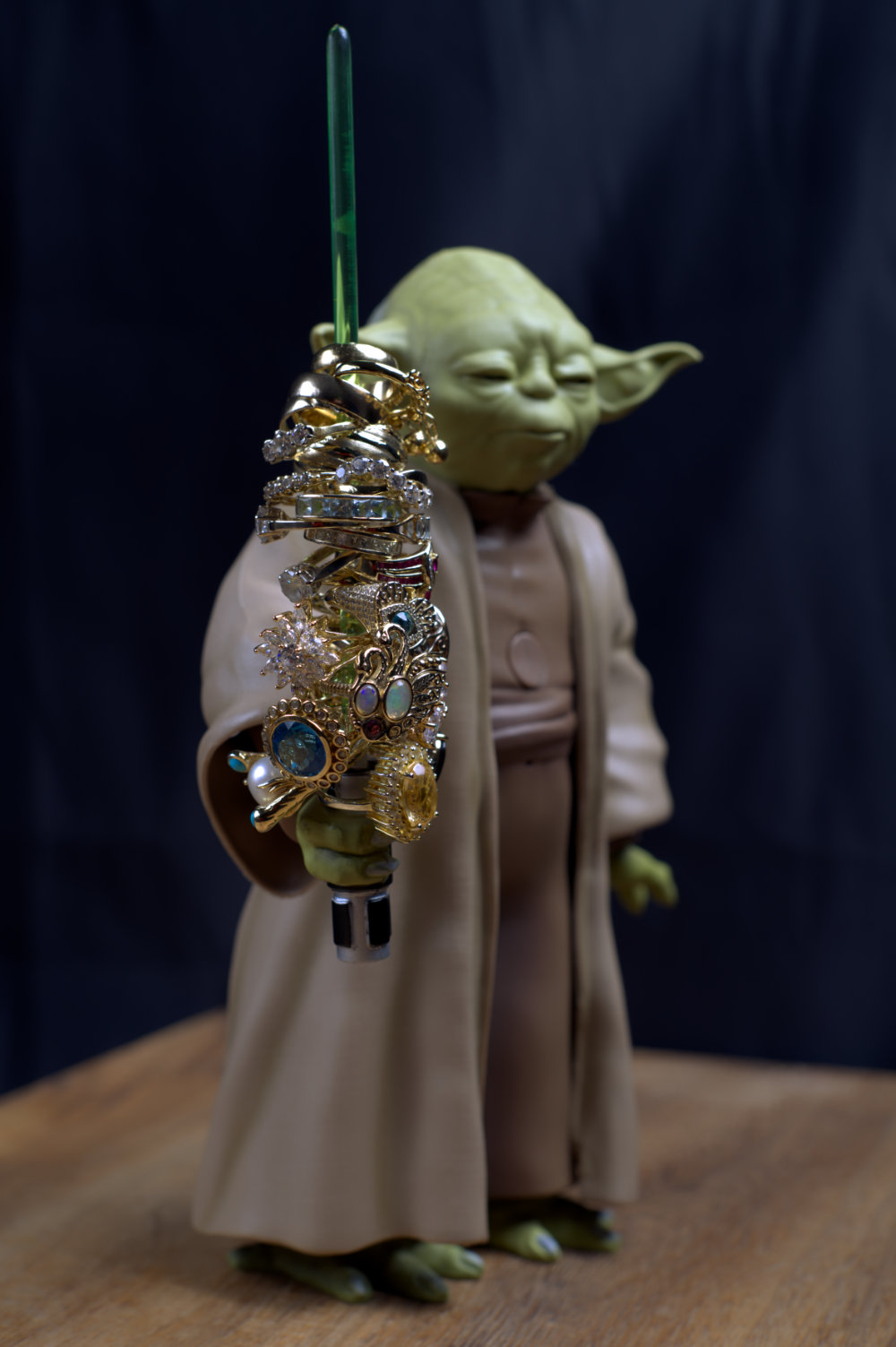 Gold Rings with Yoda
